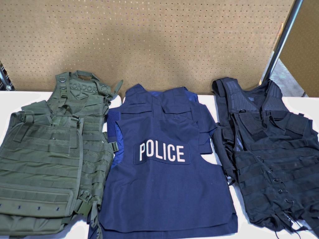 Police and Military Style Vests TV Show or Movie Props: Police and Military Style Vests TV Show or Movie Props NO COA or Paperwork The consignor worked on multiple movies and TV shows and this lot may have been in any of the following: Empire, Zoobiquity, 