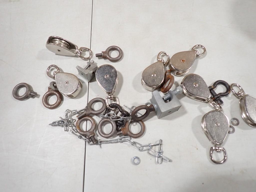 Hardware Lot with Small Pulleys (1 of 7)