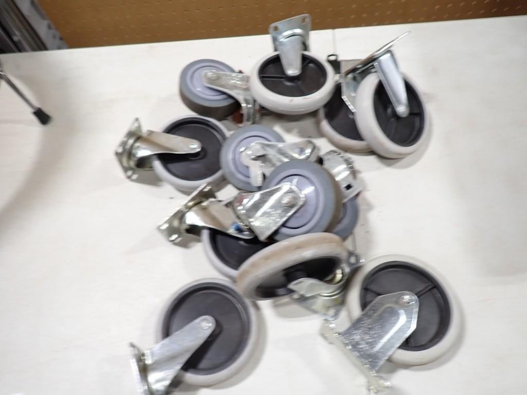Lot of Casters or Wheels Assorted Sizes: Lot of Casters or Wheels Assorted Sizes Hardware Lot NO COA or Paperwork The consignor worked on multiple movies and TV shows and this lot may have been in any of the following: Empire, Zoobiquity, Lo