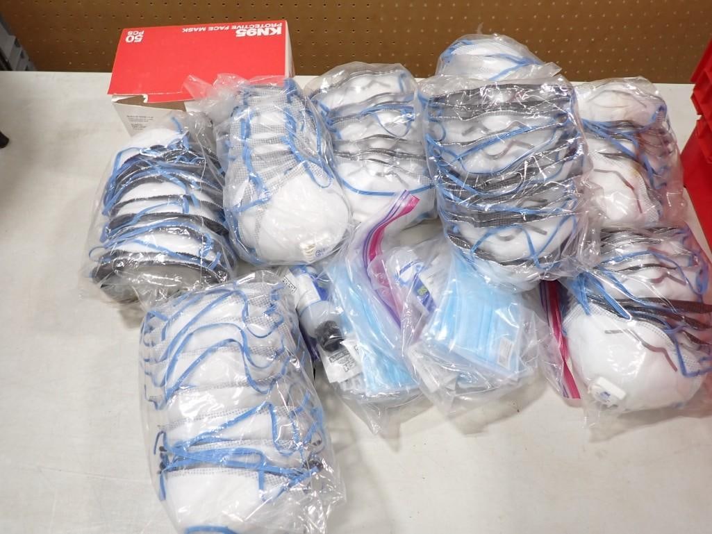Lot of Face Masks, Etc: Lot of Face Masks, Etc Largest pack is 9"x5"x5" NO COA or Paperwork The consignor worked on multiple movies and TV shows and this lot may have been in any of the following: Empire, Zoobiqu