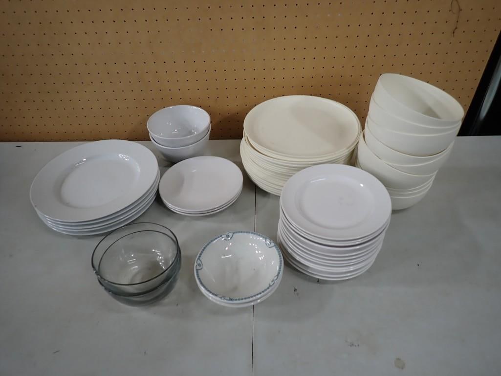 Restaurant Style China Dishes incl Threshold, Jackson Certified, Etc Movie and TV Props (1 of 11)