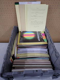 Paper, Notebooks, Loose Leaf Paper, Colored Paper, Etc: Paper, Notebooks, Loose Leaf Paper, Colored Paper, Etc  NO COA or Paperwork The consignor worked on multiple movies and TV shows and this lot may have been in any of the following: Empire, Zoobiquity,