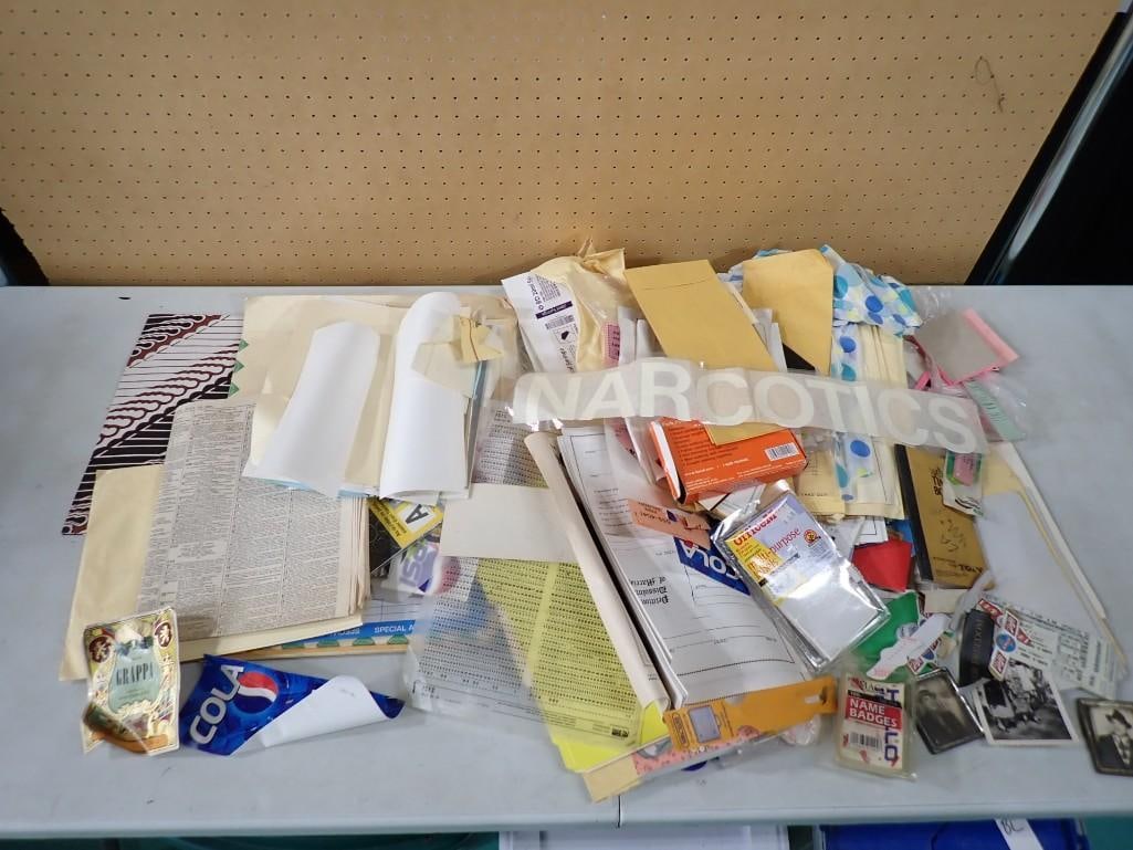 Ephemera incl Pictures, Labels, Etc TV or Movie Props: Ephemera incl Pictures, Labels, Etc TV or Movie Props NO COA or Paperwork The consignor worked on multiple movies and TV shows and this lot may have been in any of the following: Empire, Zoobiquity, L