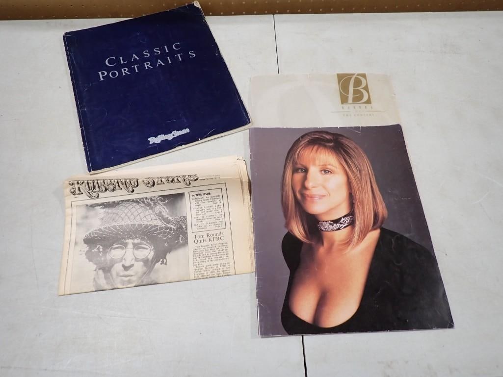 Book of Rolling Stones Classic Portrait Magazine Covers, Barbara Streisand Concert Book, Rolling Sto (1 of 5)
