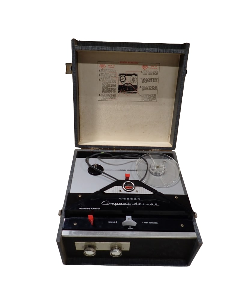 Vintage Webcor Compact Deluxe Portable Reel to Reel Shining Girls TV Show Prop (1 of 5)