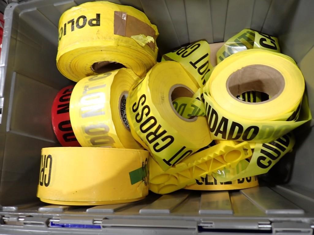 Lot of Crime Scene Tape incl Police and Do Not Cross, Etc Movie or TV Show Props (1 of 1)