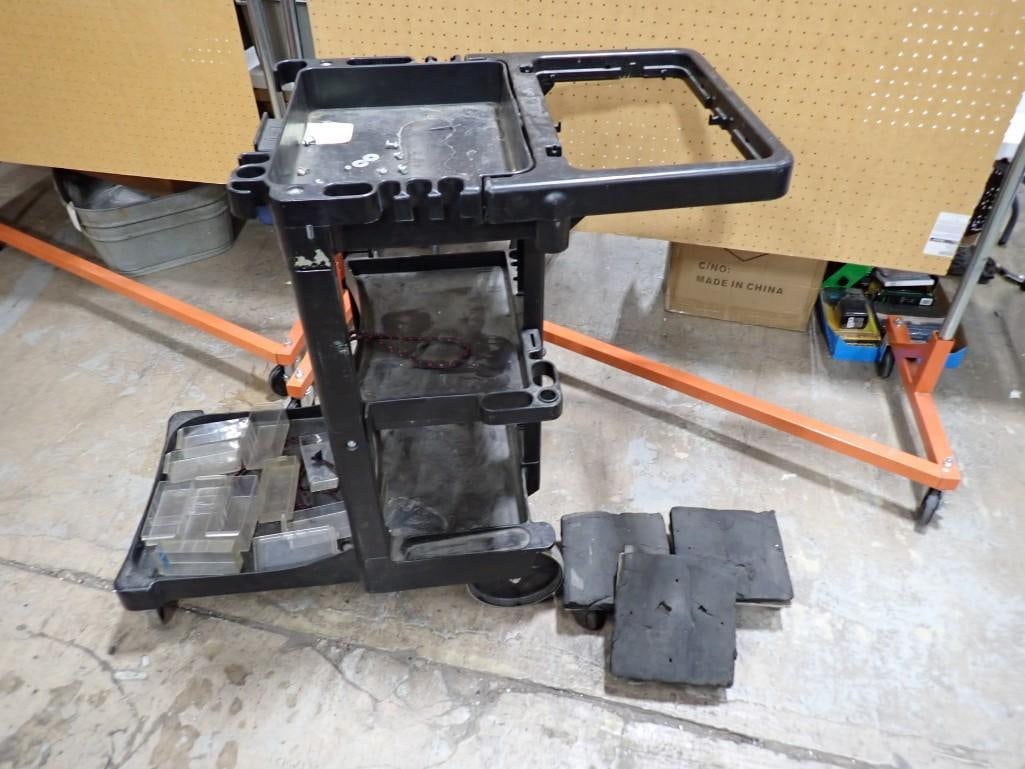 Utility Cart Plus 3 Small Wheeled Platforms (1 of 4)