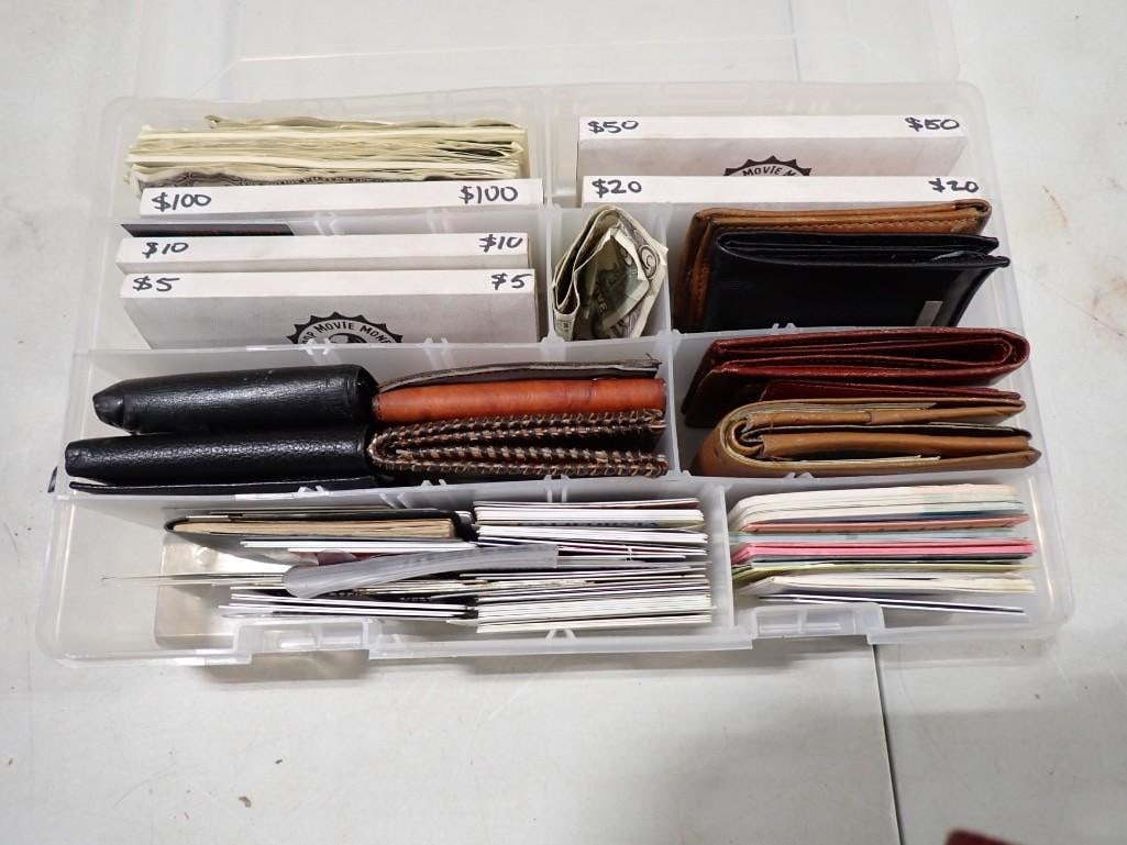 Movie or TV Prop Money, Wallets, Cards, etc: Movie or TV Prop Money, Wallets, Cards, etc NO COA or Paperwork The consignor worked on multiple movies and TV shows and this lot may have been in any of the following: Empire, Zoobiquity, Love is a 4
