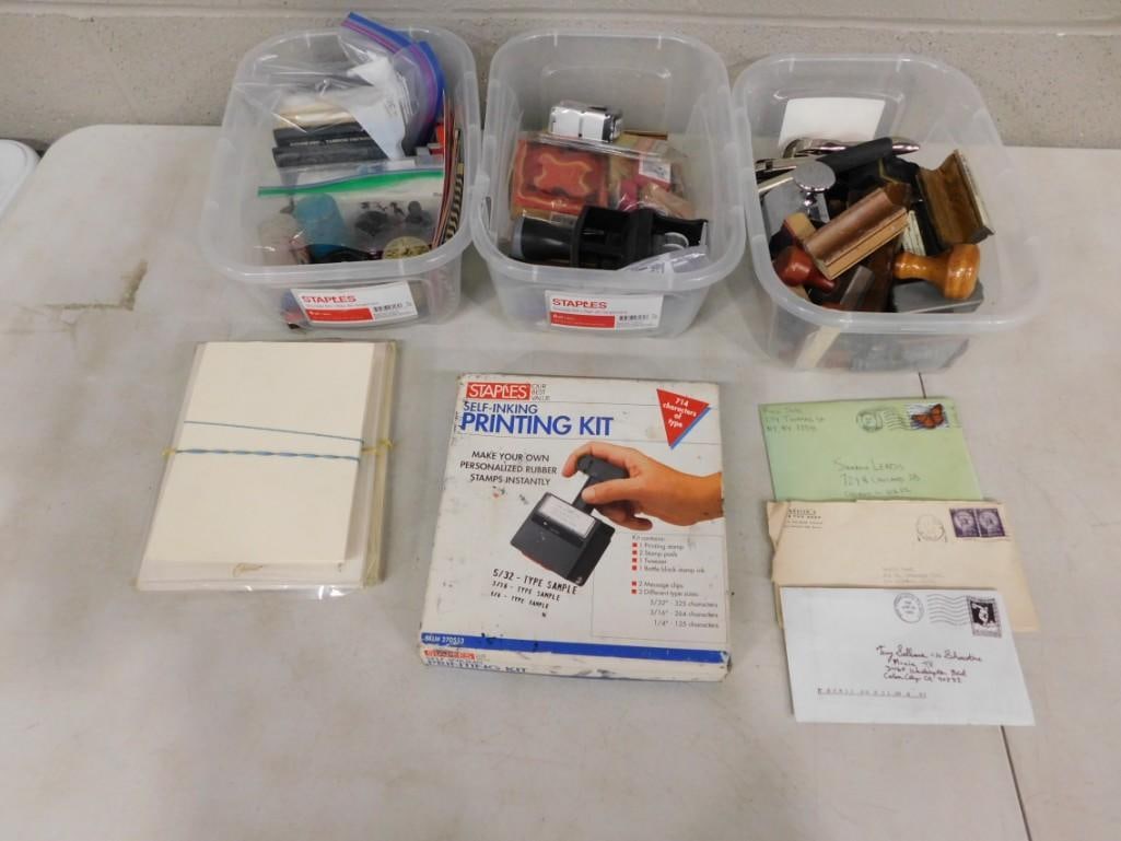 Lot of assorted Stamps including Rubber, library type, etc. (1 of 11)