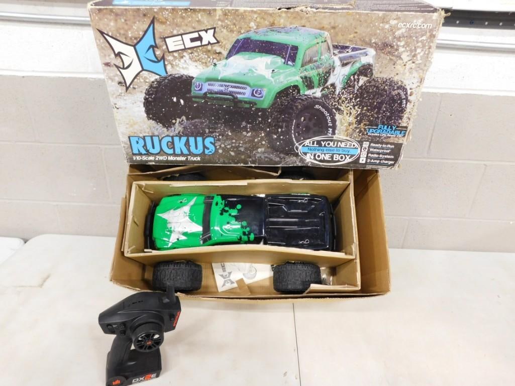 ECX Ruckus 1/10 Scale 2WD Monster Remote Control Truck with box - untested (1 of 5)
