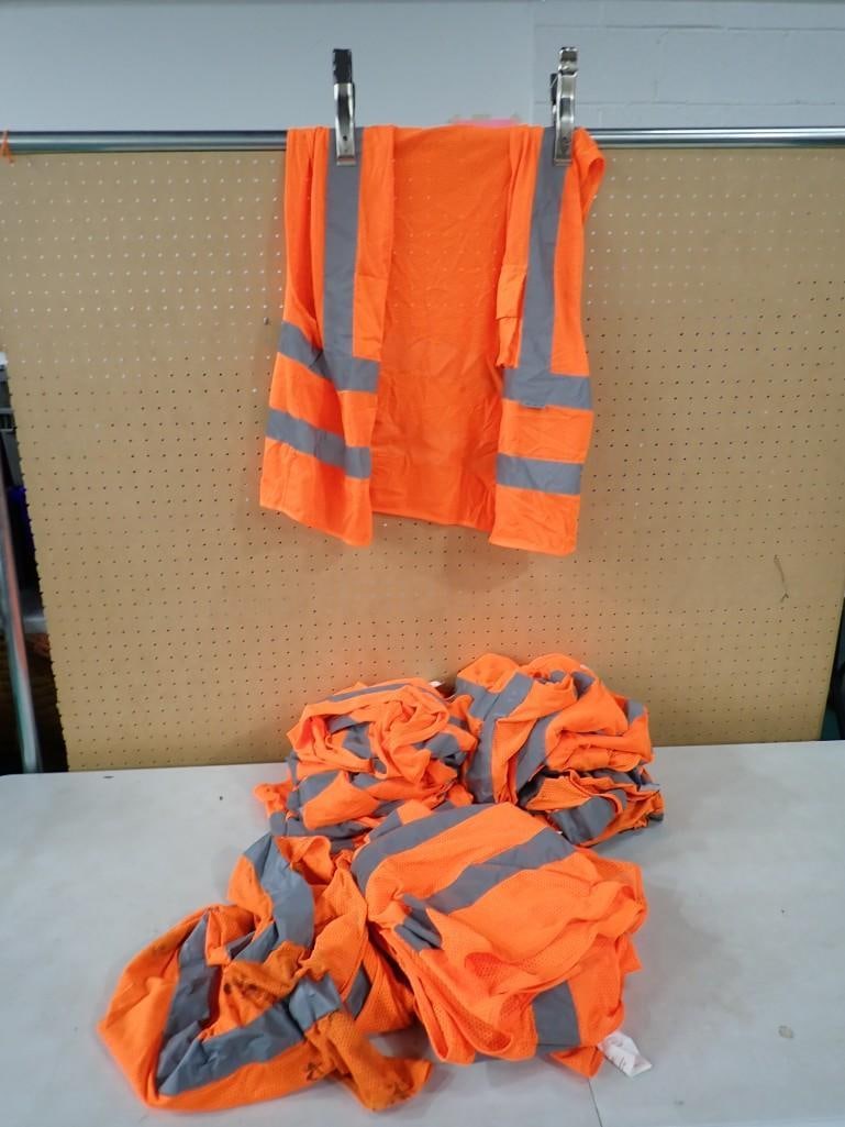20 Orange Safety Vests - 16 are Large, 4 are Medium (1 of 4)