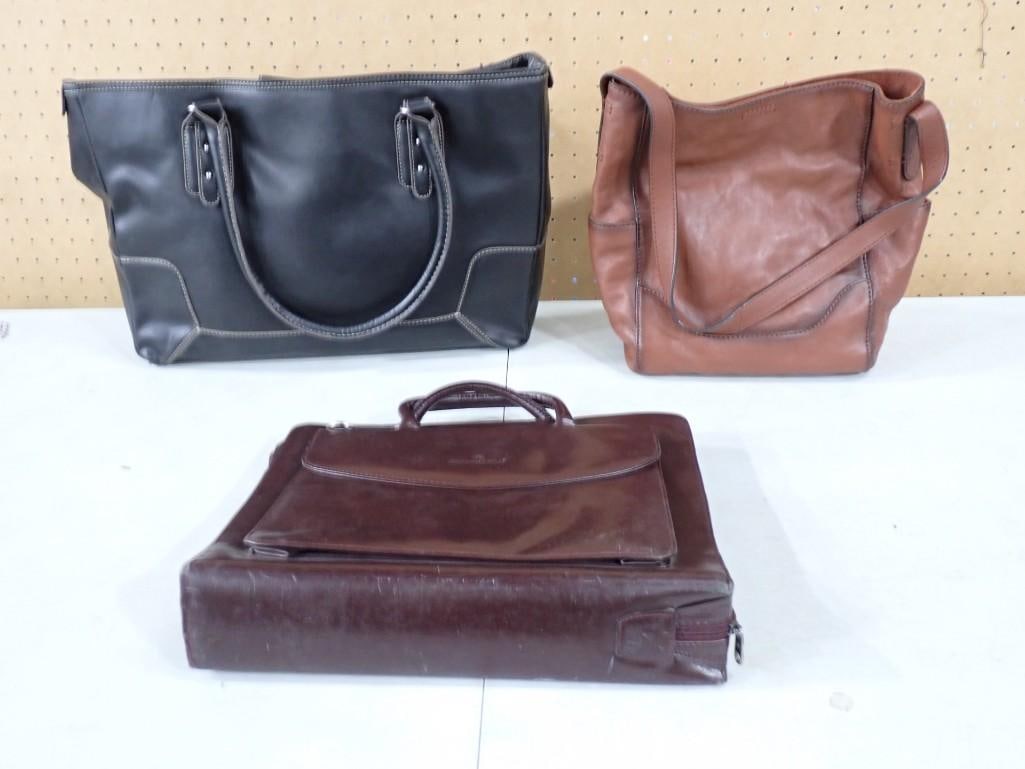 Lot of Leather Purses or Bags including Samsonite: Lot of Leather Purses or Bags including Samsonite May have been used in Movies and/or TV Shows as Props NO COA or Paperwork The consignor worked on multiple movies and TV shows and this movie or TV pr