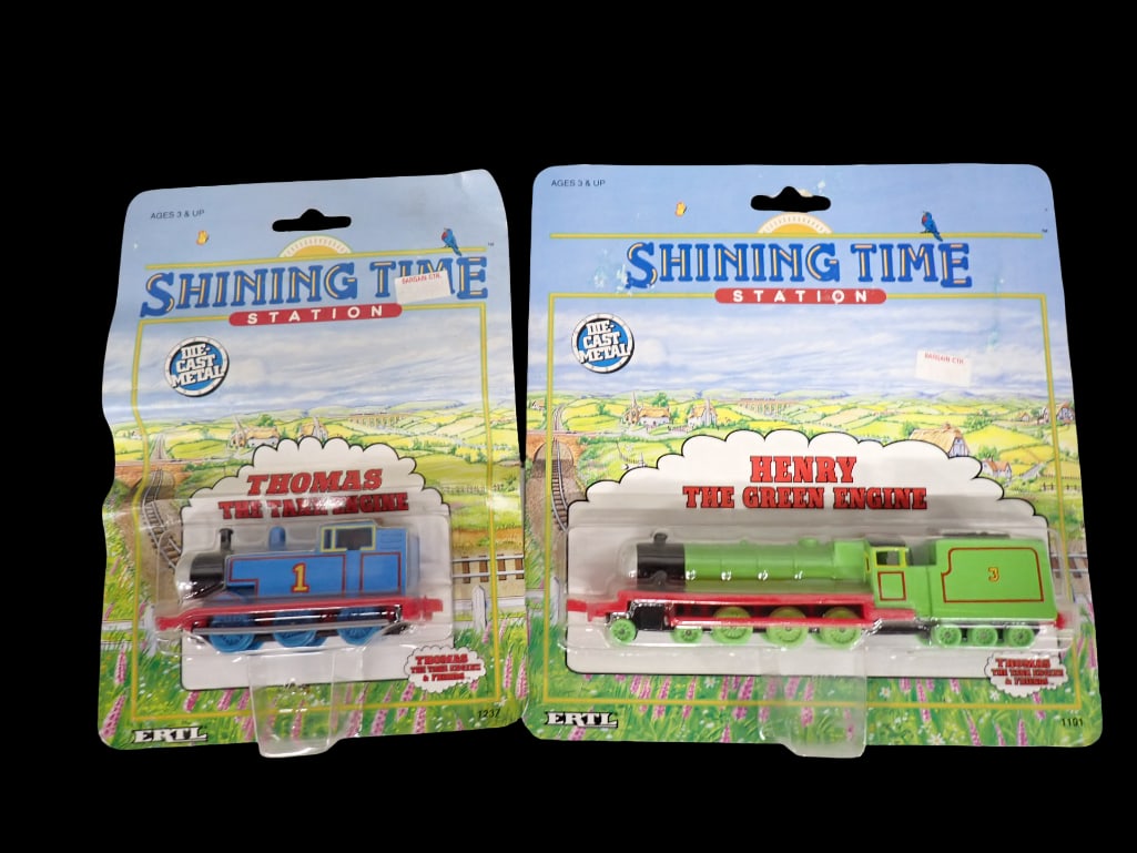 Shining Time Station Thomas the Tank Engine and Henry the Green Engine Train Toys New in Package (1 of 7)