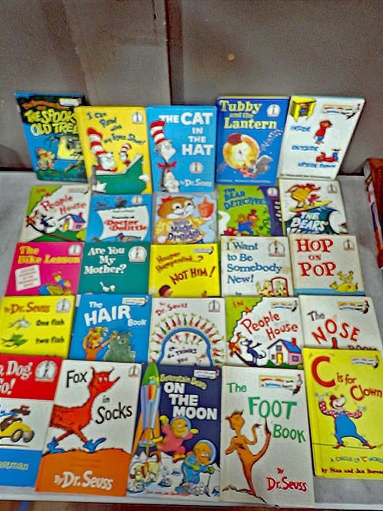 Lot of Children's Books incl Dr. Seuss, The Berenstain Bears, etc: Lot of Children's Books incl Dr. Seuss, The Berenstain Bears, etc All pictures are considered part of the description and should be examined carefully by bidders. Live Auctioneers is now offering 
