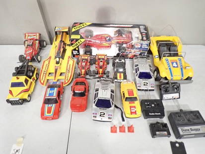 Lot of assorted RC Remote Control Cars including Tyco, some remotes included - all untested: Lot of assorted RC Remote Control Cars including Tyco, some remotes included - all untested  All pictures are considered part of the description and should be examined carefully by bidders. Live Aucti
