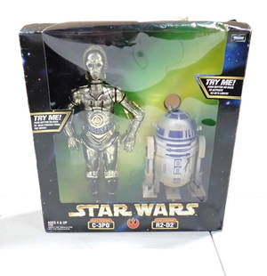 New in Package Kenner Star Wars C3PO and R2D2 Electronic Figures: New in Package Kenner Star Wars C3PO and R2D2 Electronic Figures All pictures are considered part of the description and should be examined carefully by bidders. Live Auctioneers is now offering Live