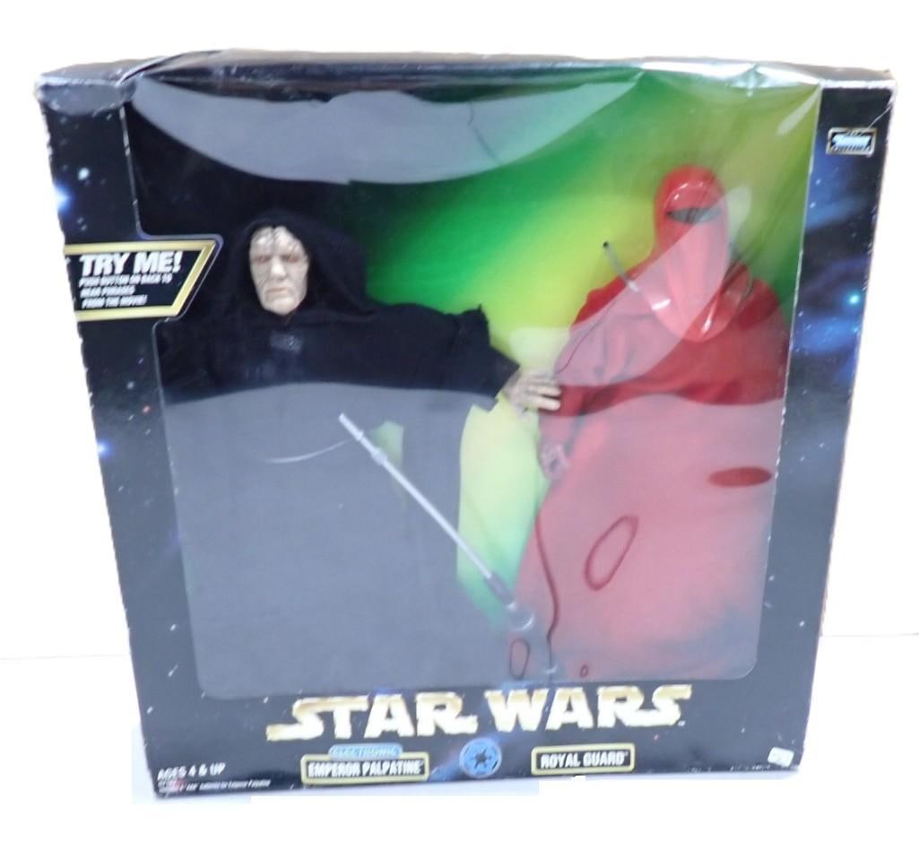 New In Package Kenner Star Wars Electronic Emperor Palpatine and Royal Guard Figures (1 of 7)