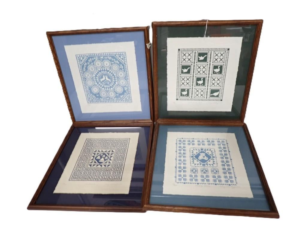 4 Framed Mary Rutherford Prints Pencil Signed and Numbered (1 of 11)