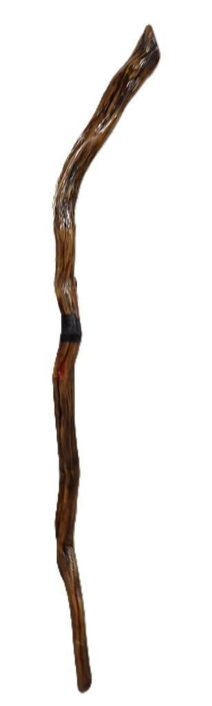 Lacquered Wooden Walking Stick: Lacquered Wooden Walking Stick - roughly 39" Long All pictures are considered part of the description and should be examined carefully by bidders. Live Auctioneers is now offering Live Ship