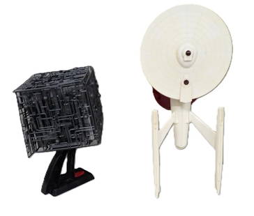 Star Trek Lot including Borg Cube Model, Enterprise Space Craft: Star Trek Lot including Borg Cube Model, Enterprise Space Craft All pictures are considered part of the description and should be examined carefully by bidders. Live Auctioneers is now offering Live S