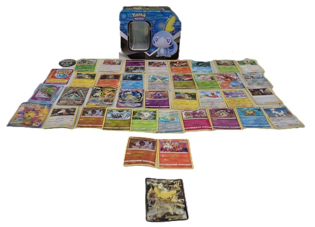 Lot of assorted Pokemon Cards and a case (1 of 10)