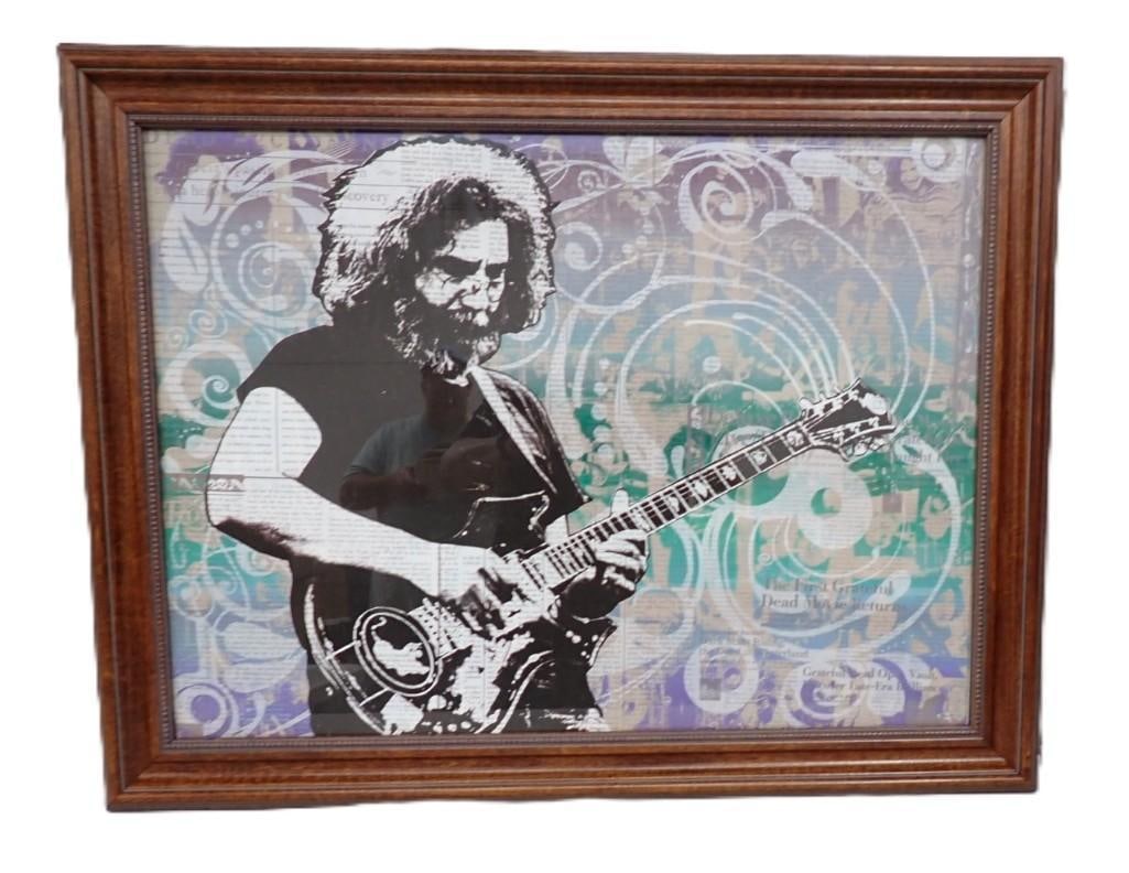 Framed Jerry Garcia / Grateful Dead Print - The First Grateful Dead Movie Returns (1 of 6)