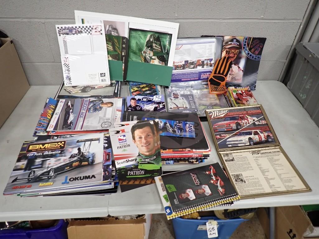 Racing Lot incl Ephemera, Framed Items, Etc (1 of 7)