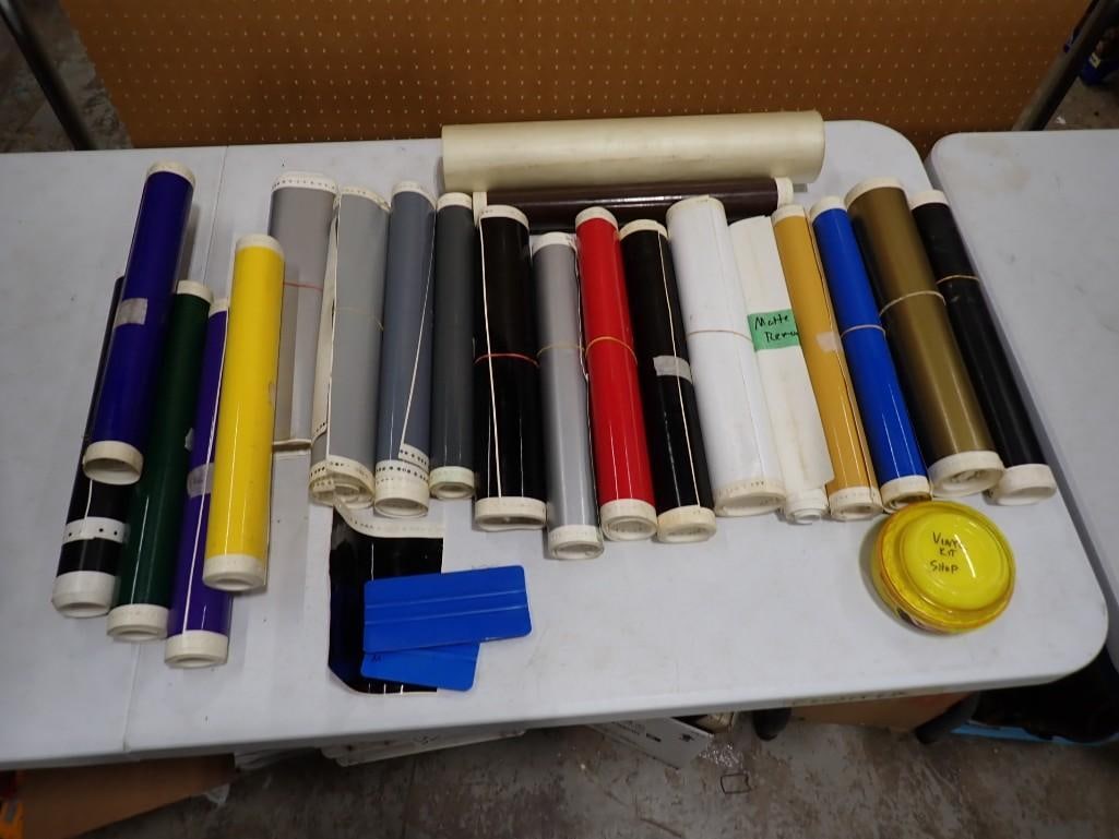 Large Lot of Rolled Colored Backgrounds Movie or TV Props: Large Lot of Rolled Colored Backgrounds Movie or TV Props NO COA or Paperwork The consignor worked on multiple movies and TV shows and this lot may have been in any of the following: Empire, Zoobiquit