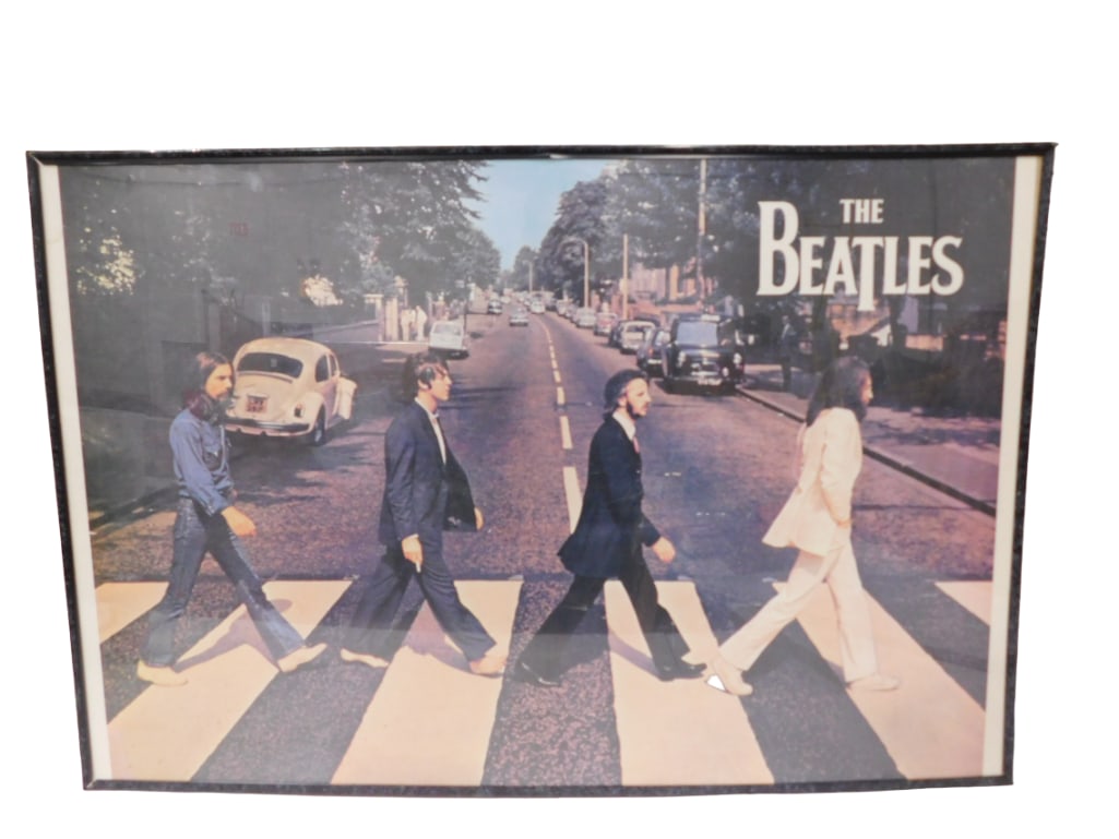 The Beatles Abbey Road Framed Poster 36"x24" in Frame (1 of 5)