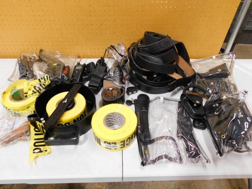 Police Tape, Belts, etc TV Show or Movie Props: Police Tape, Belts, etc TV Show or Movie Props NO COA or Paperwork The consignor worked on multiple movies and TV shows and this lot may have been in any of the following: Empire, Zoobiquity, Love is
