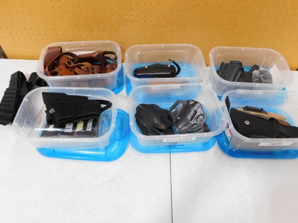 Lot of Gun Holsters TV Show or Movie Props: Lot of Gun Holsters TV Show or Movie Props NO COA or Paperwork The consignor worked on multiple movies and TV shows and this lot may have been in any of the following: Empire, Zoobiquity, Love is a 4 