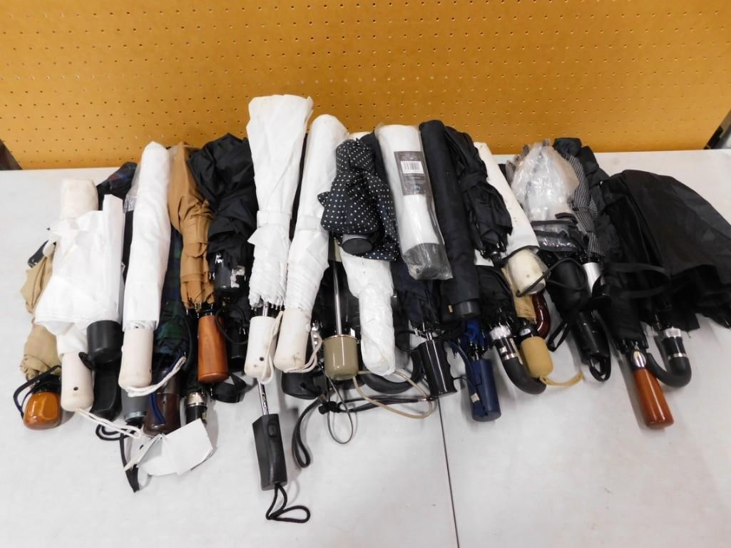 Large Lot of Umbrellas TV or Movie Props: Large Lot of Umbrellas TV or Movie Props NO COA or Paperwork The consignor worked on multiple movies and TV shows and this lot may have been in any of the following: Empire, Zoobiquity, Love is a 4 Le