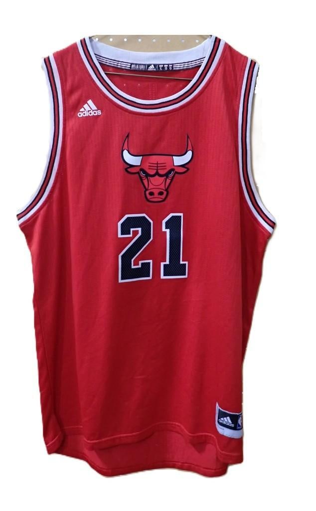 Chicago Bulls Jimmy Butler #21 Basketball Jersey Adidas Size L: Chicago Bulls Jimmy Butler #21 Basketball Jersey Adidas Size L All pictures are considered part of the description and should be examined carefully by bidders. Live Auctioneers is now offering Live Sh