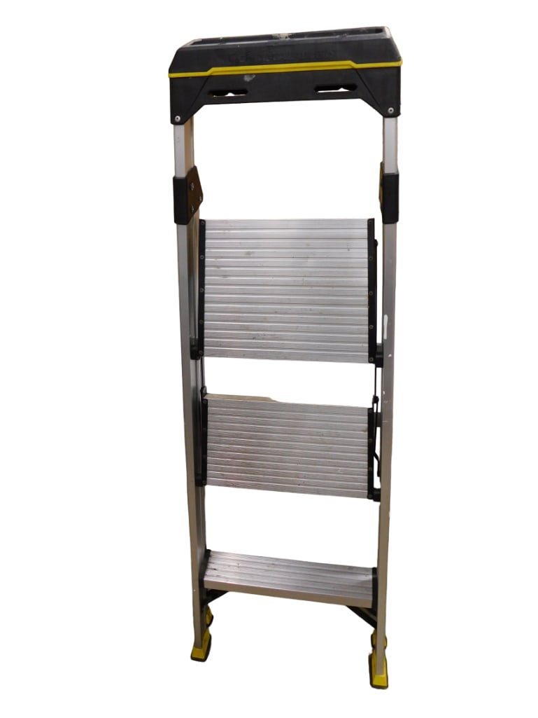 3 Stair Step Folding Stool 56" Tall (1 of 2)