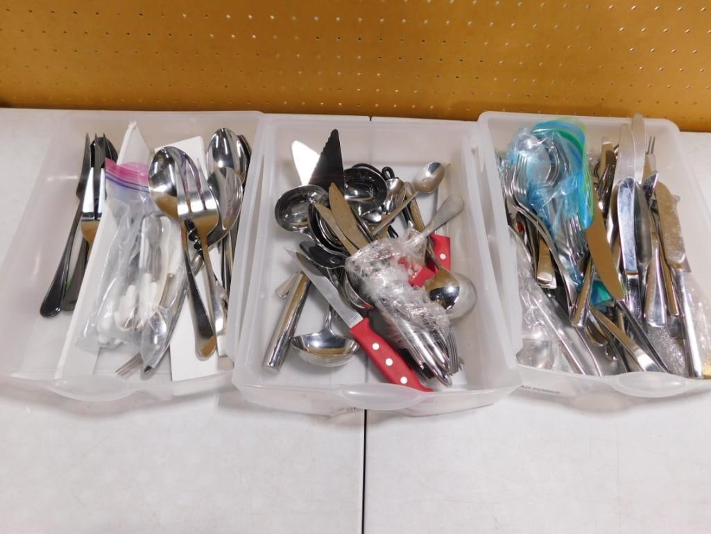 Lot of Utensils incl Forks, Spoons, Knives, Etc TV or Movie Props (1 of 4)