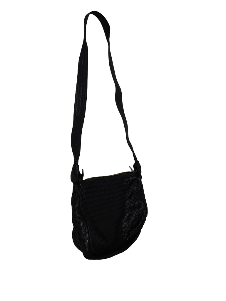 Authentic Bottega Veneta Black Weave Purse Vintage Handbag: Authentic Bottega Veneta Black Weave Purse Vintage Handbag. Shows average wear. Zipper needs repair. 12"x8" All pictures are considered part of the description and should be 