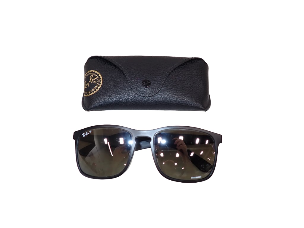 Authentic Ray-Ban Sunglasses Chromance with Case#4264 (1 of 14)