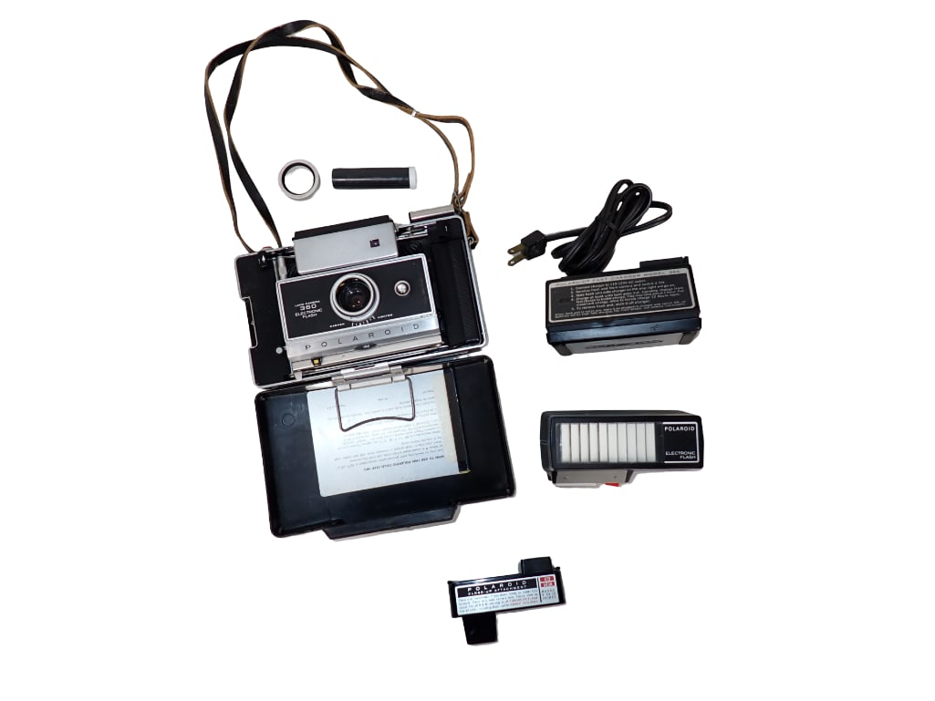 Polaroid 350 Land Camera Lot with Extras (1 of 17)