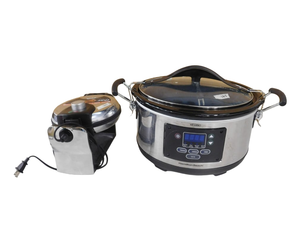 Hamilton Beach Slow Cooker and Oster Waffle Maker (1 of 8)