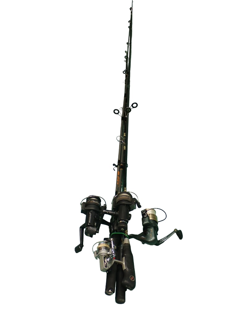 Lot of 4 Vintage Fishing Spinning Rods with Reels incl Zebco, Daiwa, and More (1 of 10)