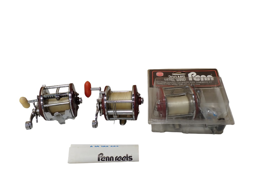Lot of 3 Penn Fishing Reels incl 2 Model 209 incl 1 in Original Package (1 of 9)