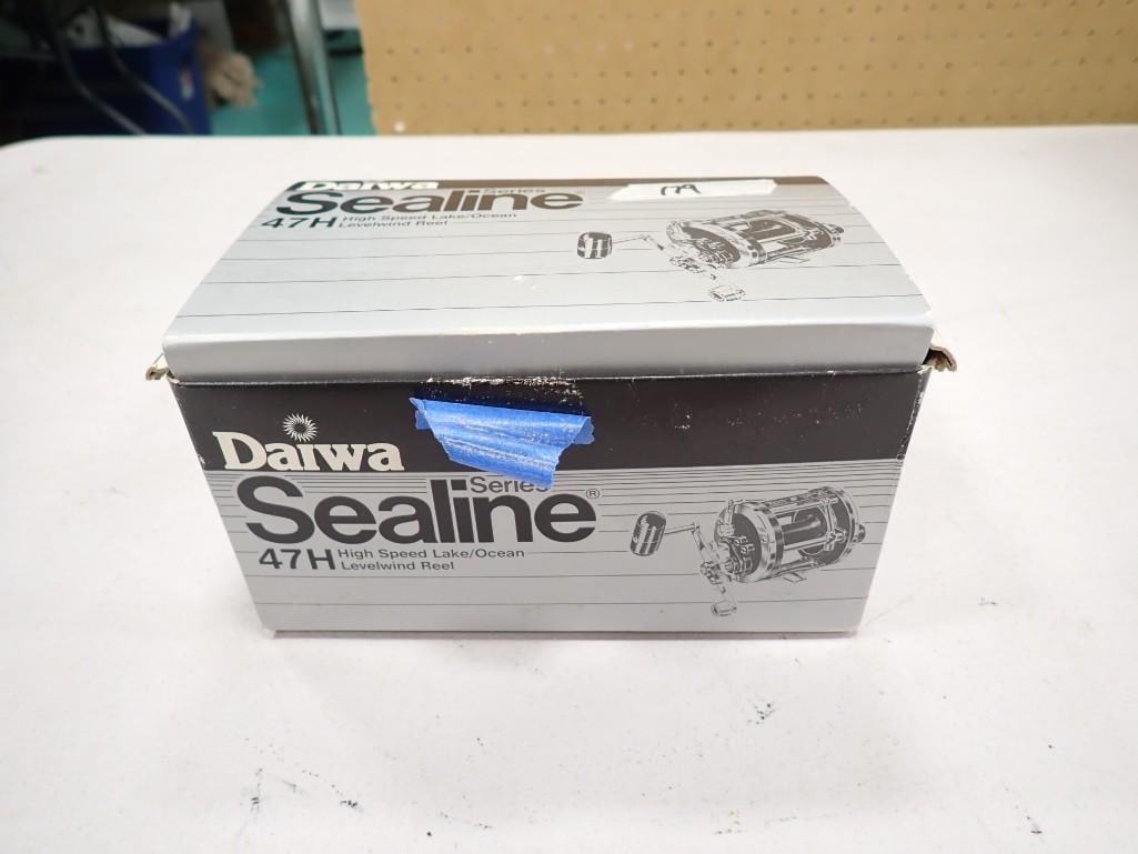 Daiwa Sealine 47H Saltwater Fishing Reel in Original Box: Daiwa Sealine 47H Saltwater Fishing Reel in Original Box All pictures are considered part of the description and should be examined carefully by bidders. Live Auctioneers is now offering Live Shipping