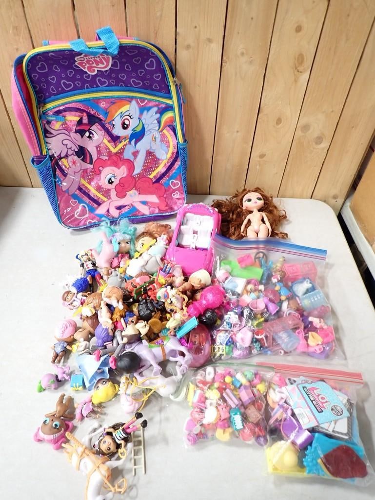 Huge Toy Lot incl LOL, Omg, Shopkins, MLP, Littlest Pet Shop, Polly Pocket, Etc (1 of 13)