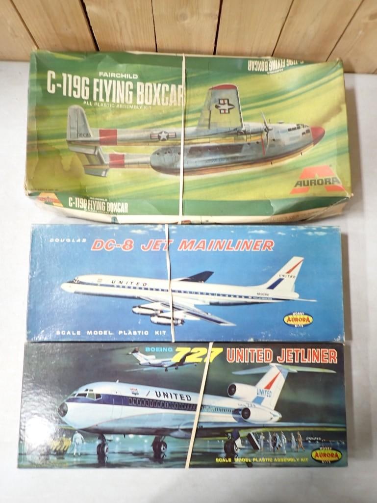 Lot of 3 Vintage Aurora Model Kits (1 of 5)