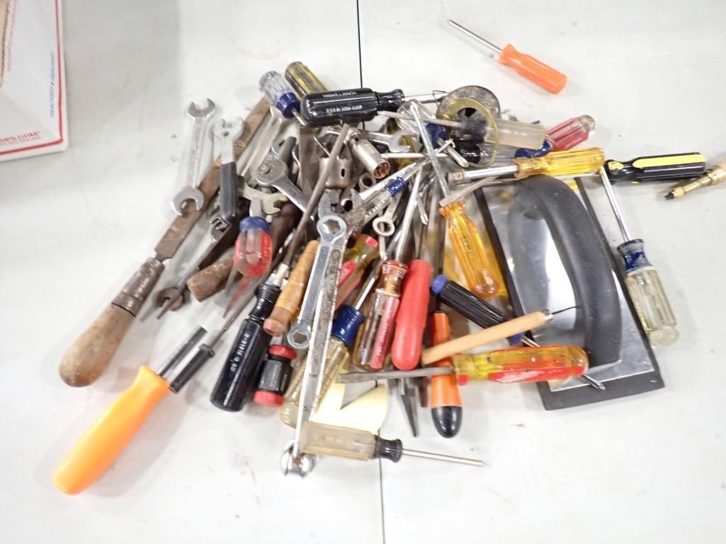 Lot of Tools incl Screwdrivers, Files, Wrenches, and More (1 of 8)