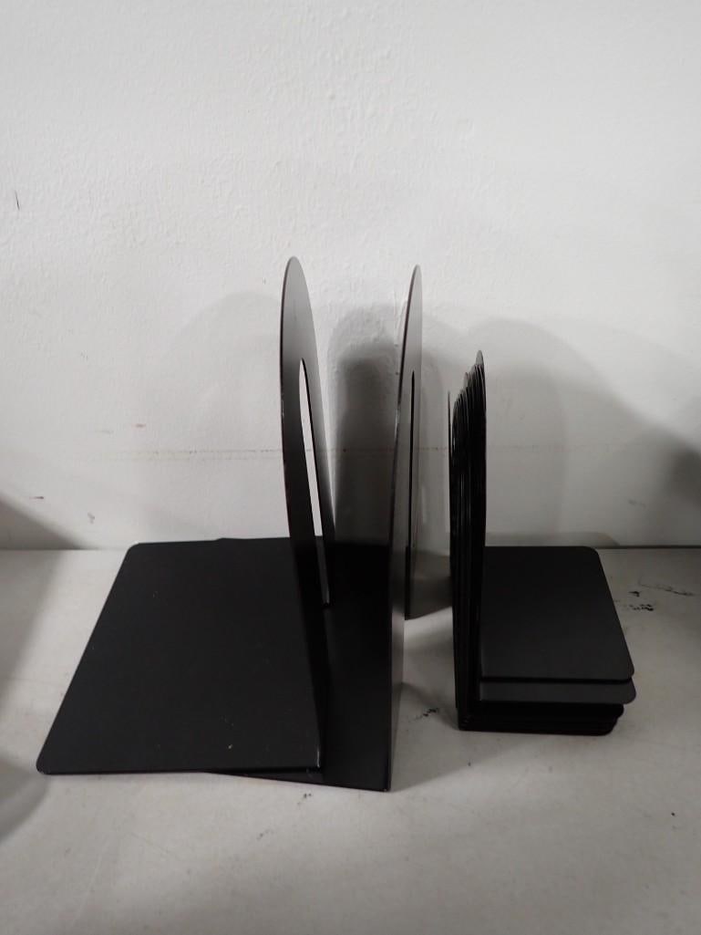 Lot of 14 Black Metal Bookends incl Tree of Life (1 of 6)