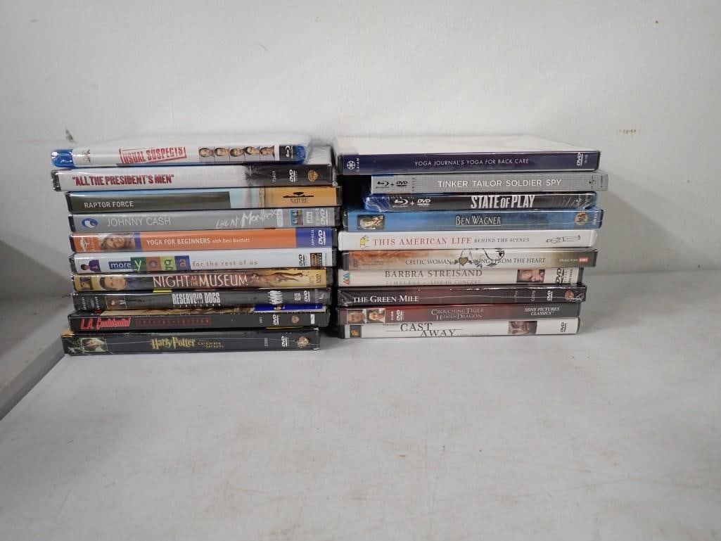 Lot of 20 New Sealed DVDs / Bluray incl 18 DVDs and 2 Bluray (1 of 4)