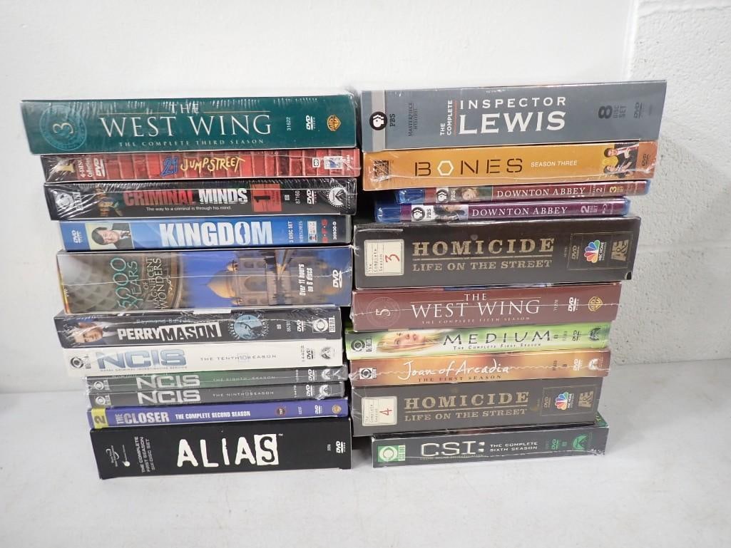 Lot of 21 New Sealed DVDs / Bluray Shows (1 of 6)