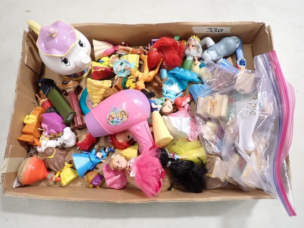 Lot of Disney Movie Princess Mini Dolls, Figures, Pez, Etc (1 of 10)