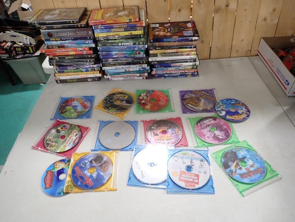Lot of 50+ DVDs Kids Movies incl Harry Potter, Bee Movie, Caroline, and More: Lot of 50+ DVDs Kids Movies incl Harry Potter, Bee Movie, Caroline, and More All pictures are considered part of the description and should be examined carefully by bidders. Live Auctioneers is no